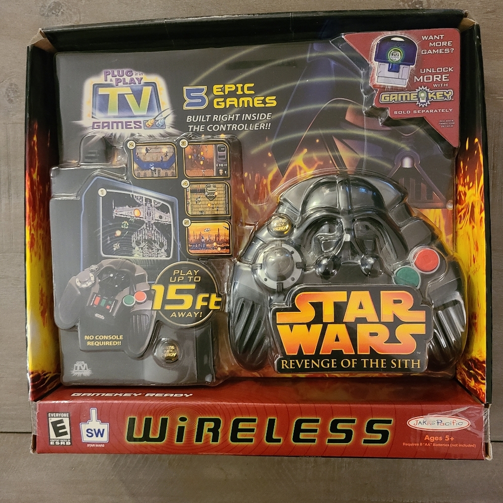 Star Wars Revenge of the Sith Wireless Plug & Play TV Game Controller